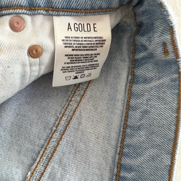 Agolde Quinn High Rise Skirt in Vega - Picture 14 of 16